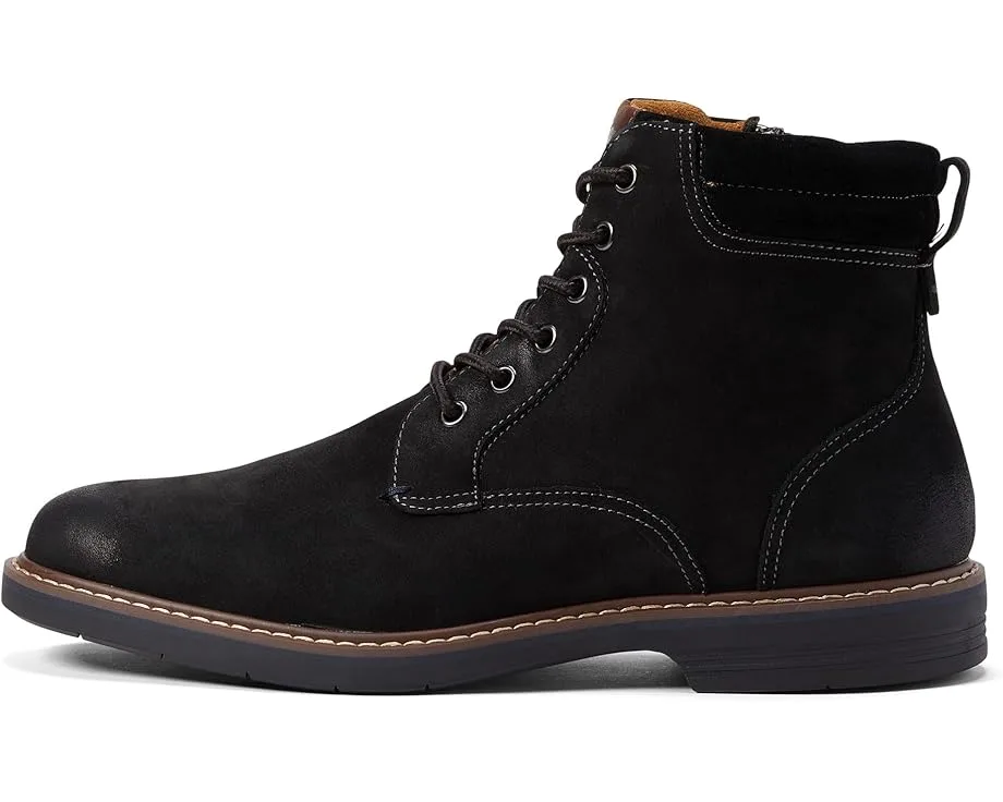 Ботинки Florsheim Norwalk Plain Toe Lace-Up Boot, Black Milled Nubuck — фото 4