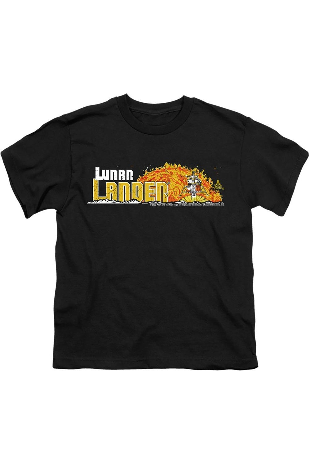 

Футболка Atari Lunar Marquee с коротким рукавом для детей Gildan, черный