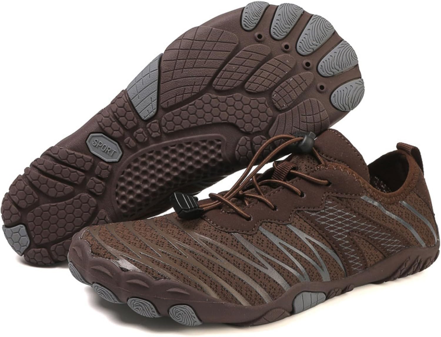 

Кроссовки Canbebig Hike Barefoot для женщин и мужчин, коричневый