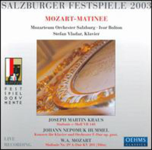 

CD диск Kraus / Hummel / Mozart / Vladar: Symphony / Piano Concerto / Symphony 29