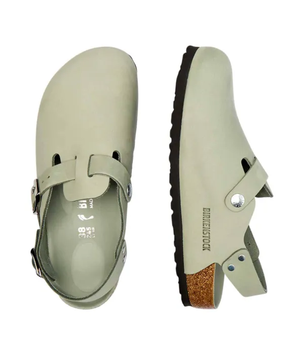 Кожаные сандалии-мюли Tokyo II Narrow fit Birkenstock, зеленый — фото 4
