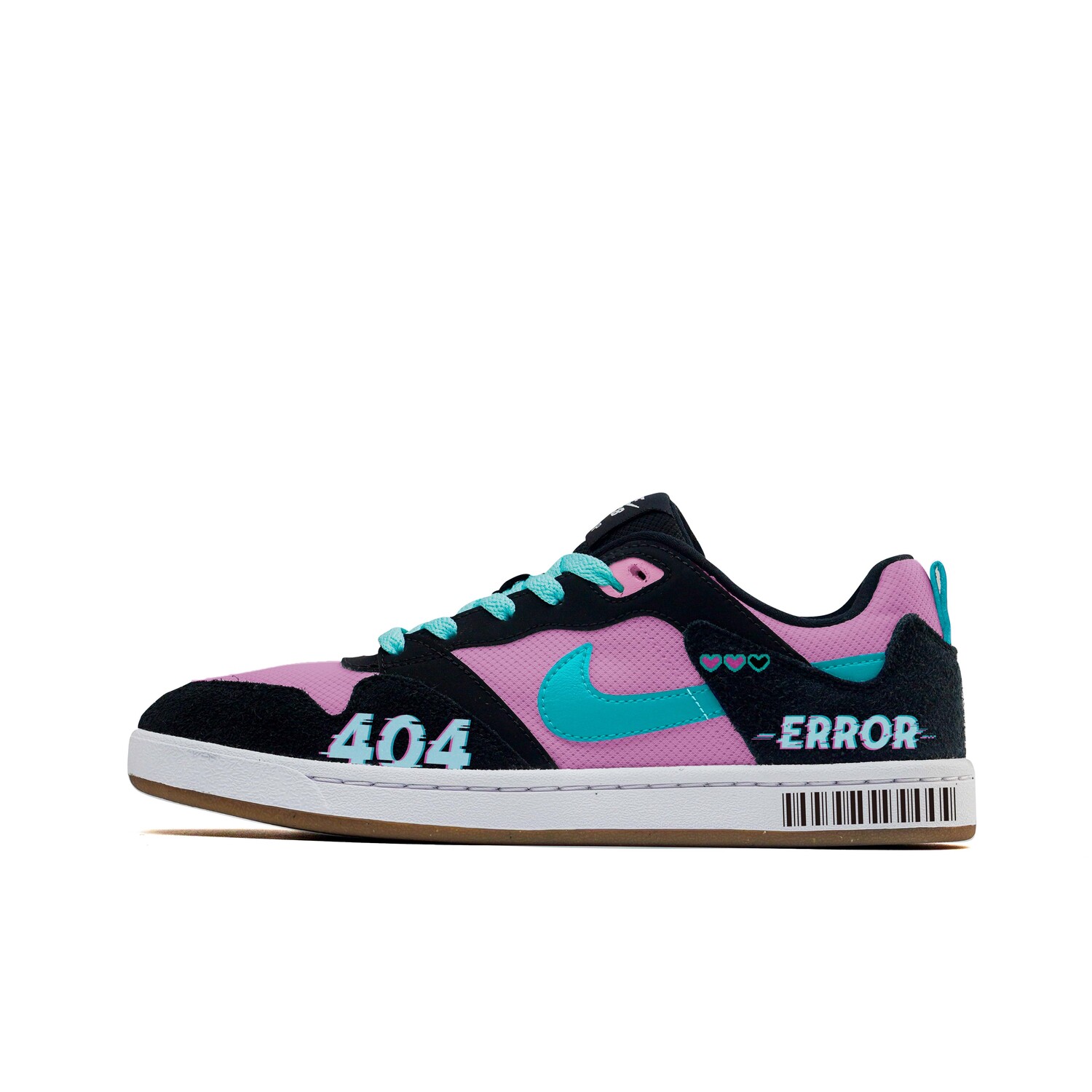 

Кроссовки Nike SB Alleyoop Skateboarding Shoes Unisex Low-top Black/pink/blue, черный