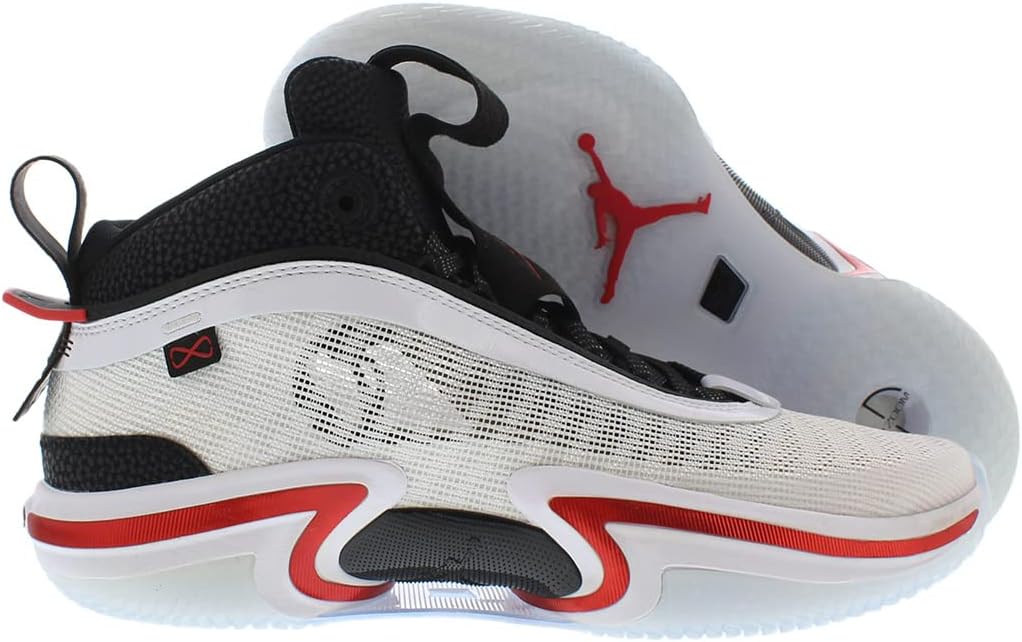 Мужские кроссовки Nike Air Flight Lite Mid, белый/черный/красный — фото 2