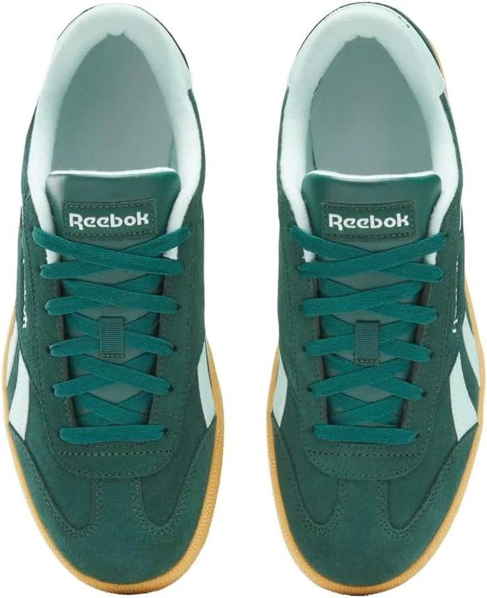 Кроссовки женские Reebok Smash Edge Suede, цвет Collegiate Green/Glitch Aqua/Gum
