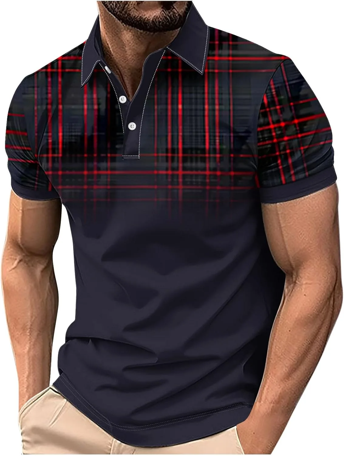 

Мужская классическая поло для гольфа с коротким рукавом Ozmmyan