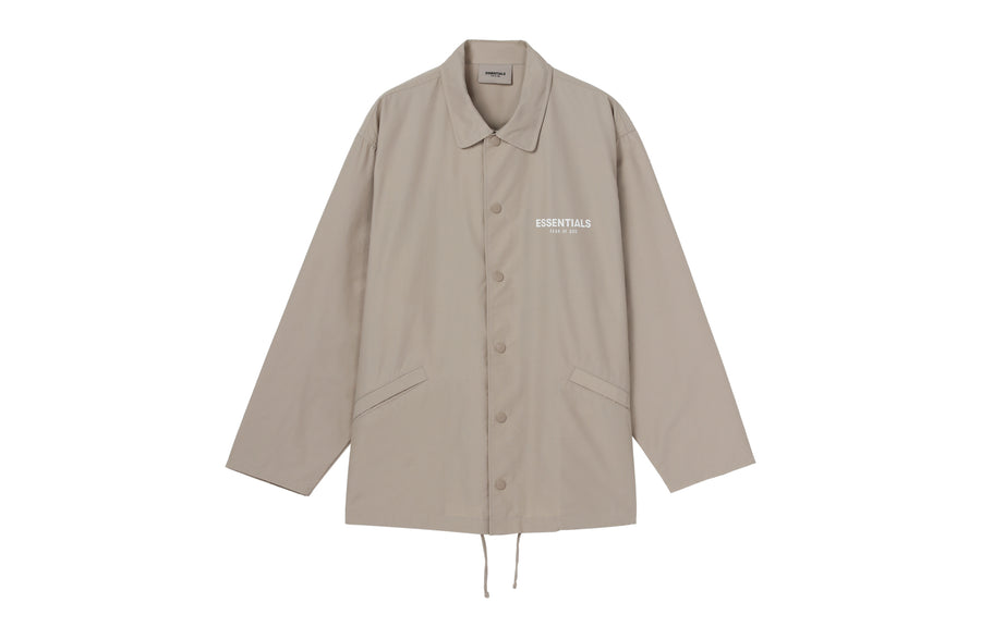 Куртка Fear of God Essentials FW20 Coach Jacket Moss, зеленый — фото 2