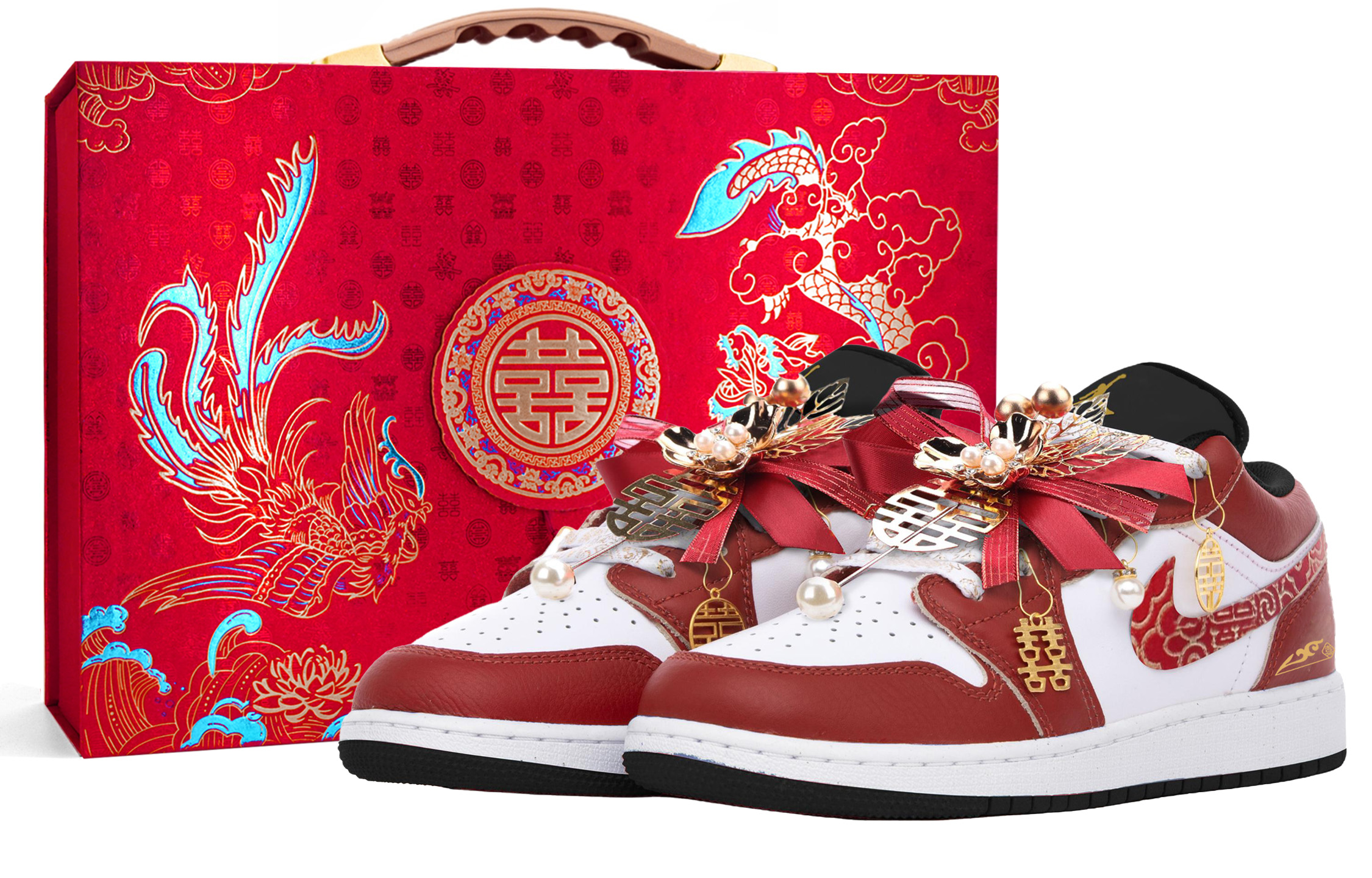 

Air 1 легкие увеличивающие рост низкие винтажные баскетбольные кроссовки мужские свадебные red Jordan, Wedding красный