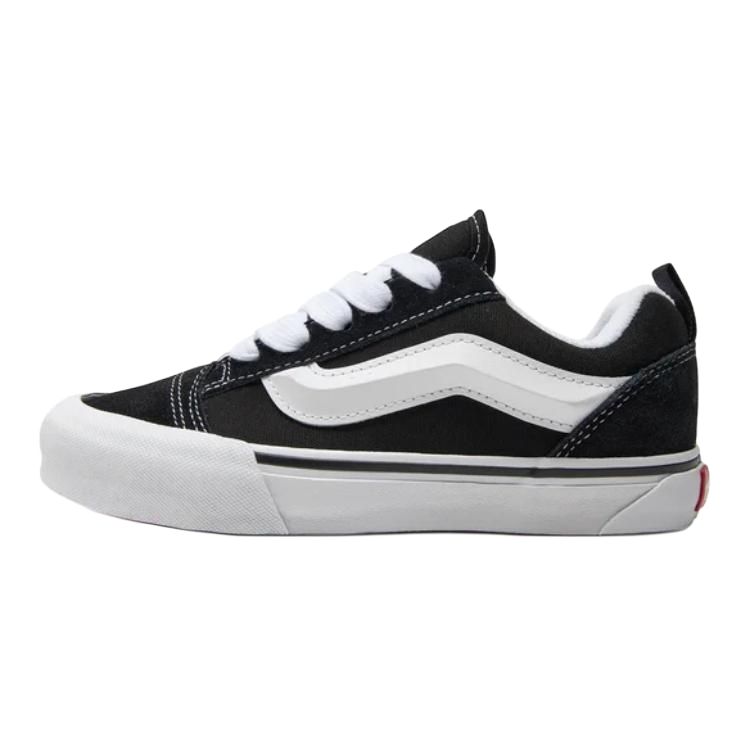 

Vans Детские кроссовки для скейтбординга Knu Skool Low Top, черные, белые, детские