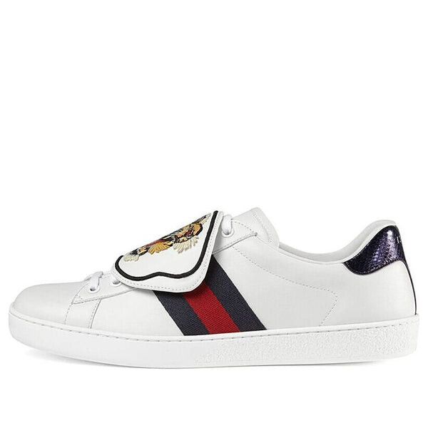 

Кроссовки new ace 'tiger strap' Gucci, белый