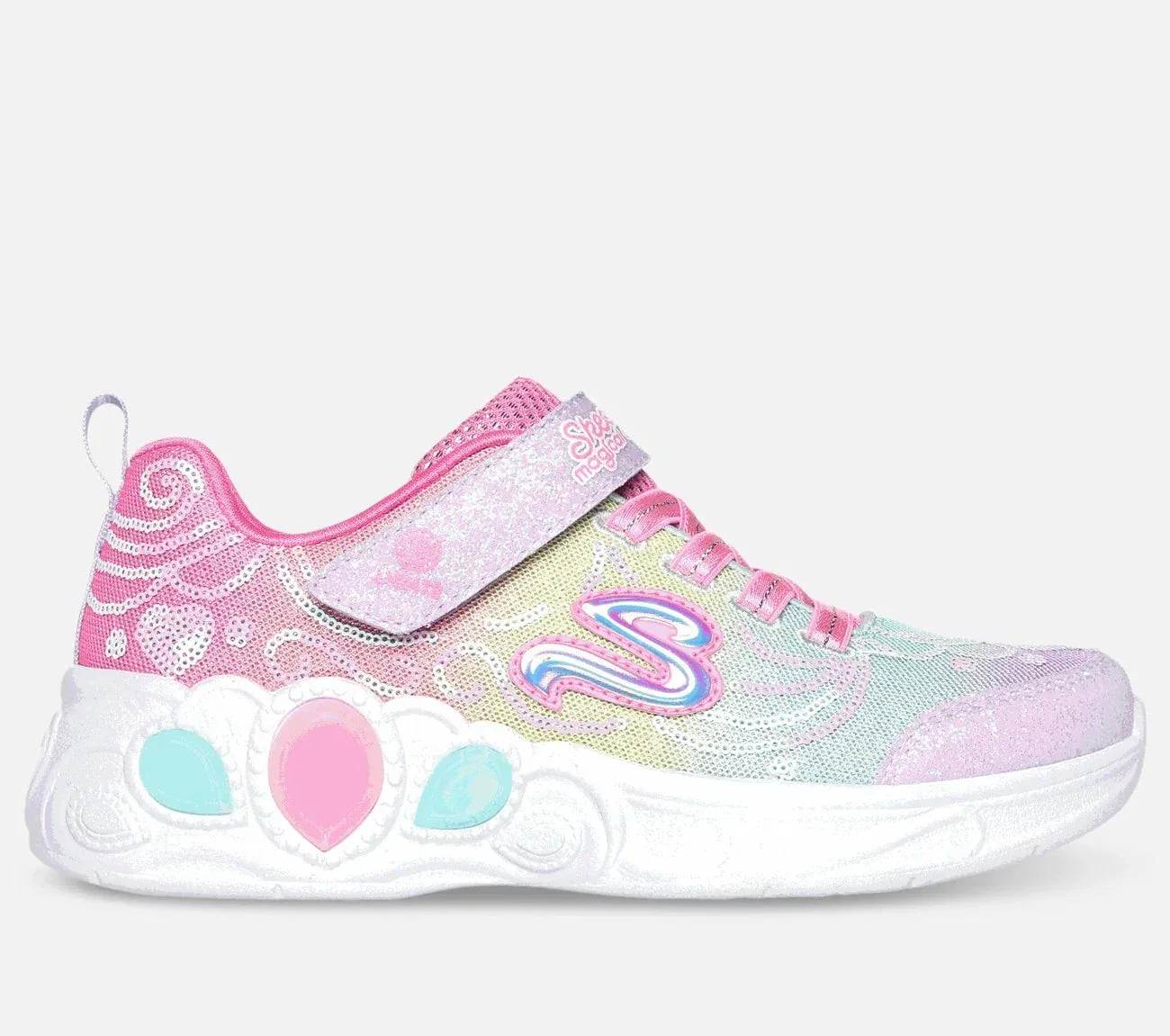 Детские кроссовки Skechers Princess Wishes 302686LMLT, разноцветные, HTAT298 — фото 2