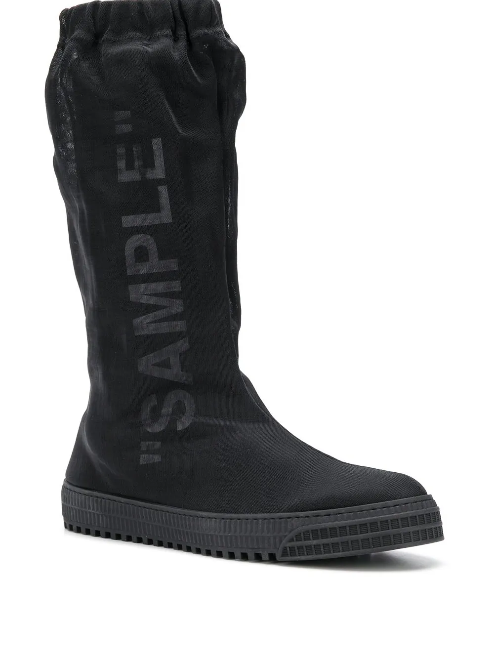 Сапоги Sample OFF-WHITE, черный — фото 2