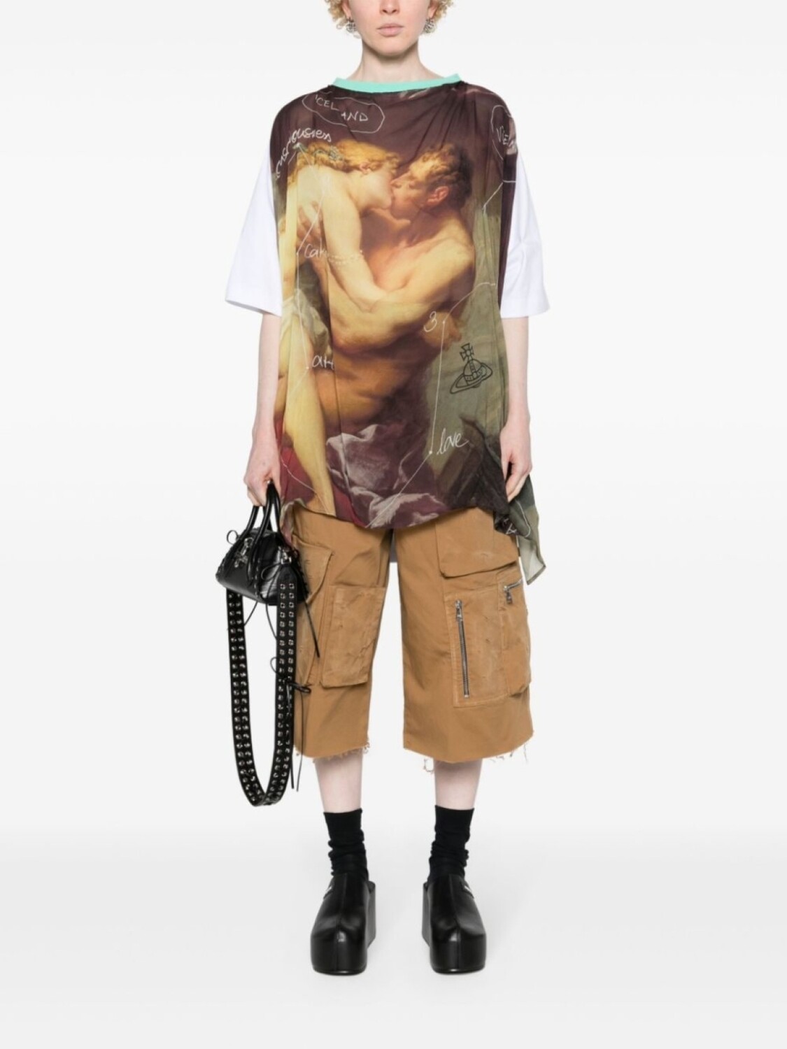 

Vivienne Westwood футболка Kiss Swing, серый