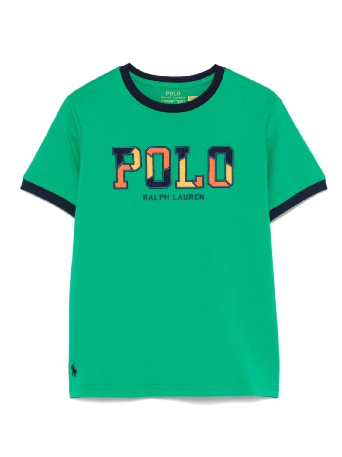 

Ralph Lauren Kids футболка с вышитым логотипом, зеленый