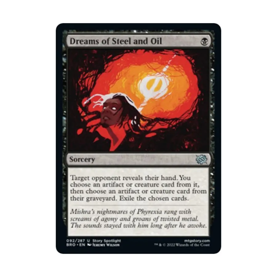 

CCG Мечты о стали и нефти (U), MTG - The Brothers War