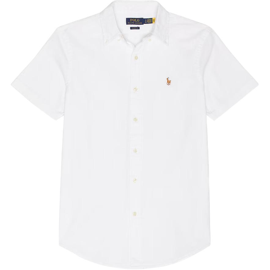 

Polo Ralph Lauren Мужская рубашка с белым лацканом, средней толщины, другие