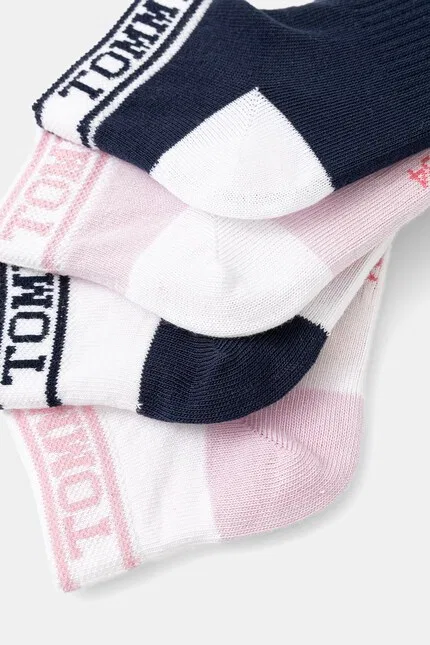 Носки детские 4 шт Tommy Hilfiger, розовый — фото 2