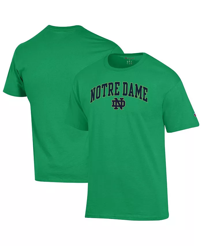 

Мужская зеленая футболка Notre Dame Fighting Irish с арочным логотипом Champion