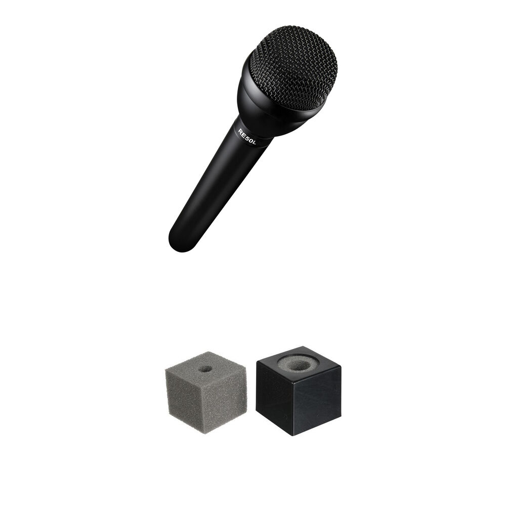 

Всенаправленный вещательный микрофон Electro-Voice RE50L с комплектом микрофонных флагов Auray (черный)