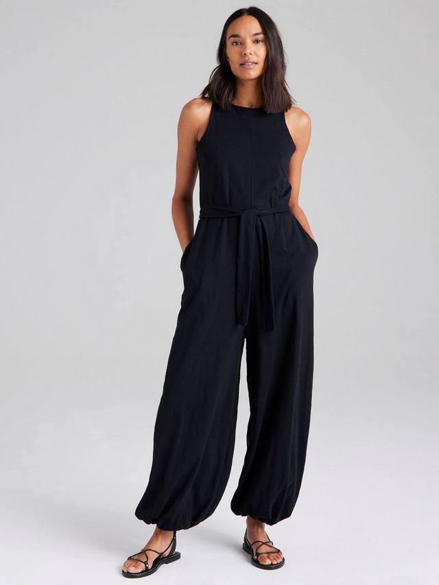 

Sia Belted Slub Jersey комбинезон Cape Cove, Black