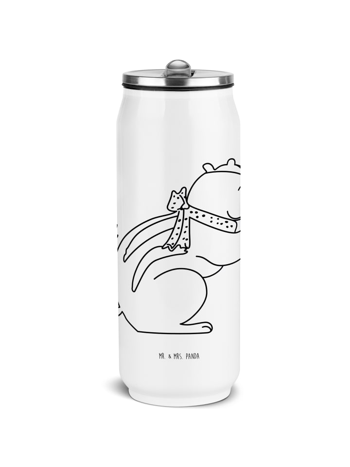 

Mr. & Mrs. Panda Смузи из бутылки с изображением белки на открытом воздухе без слогана, белого цвета