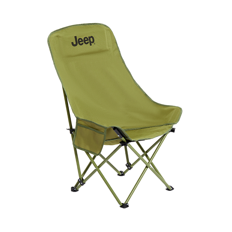 

Кемпинговое кресло Gip Camping High Back Moon Chair, походное рыболовное кресло, портативный шезлонг для отдыха, диван-мешок Jeep, зеленый