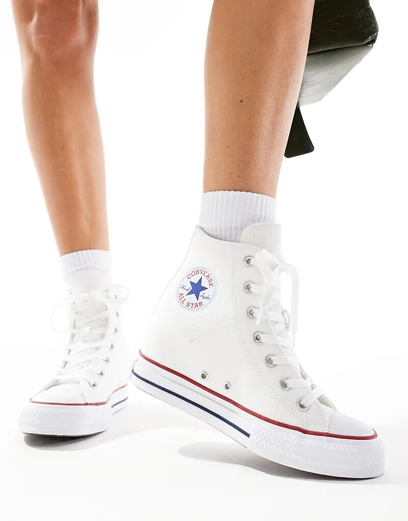 Кроссовки Chuck Taylor All Star Wedge белого цвета Converse