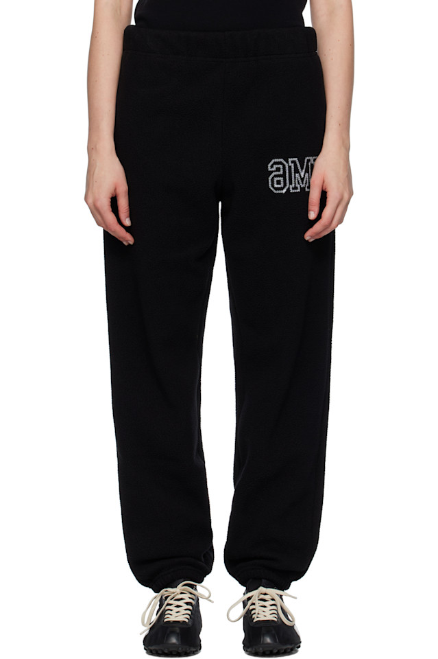 

Флисовые спортивные штаны Mm6 Maison Margiela, черный
