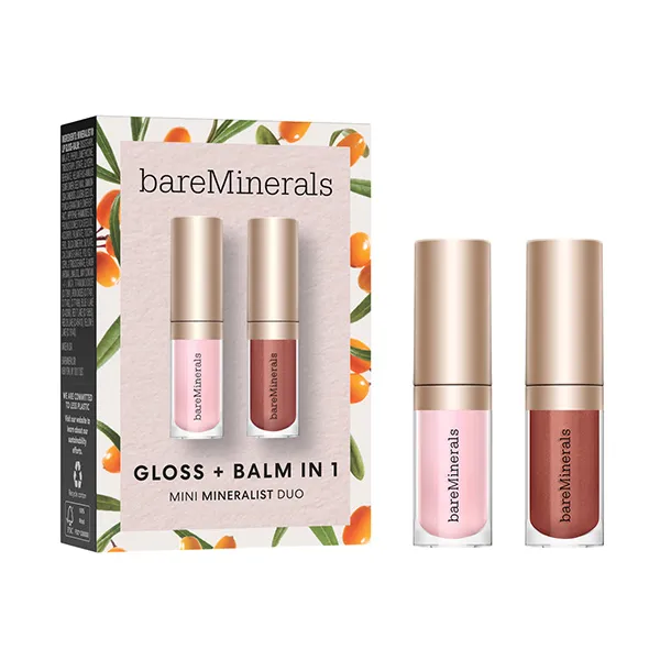 

Мини-жидкие помады Mini Mineralist Gloss Balm Duo Bareminerals, 1 UD