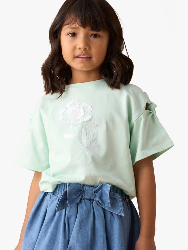 

Детский топ с завязками на рукавах Angel & Rocket