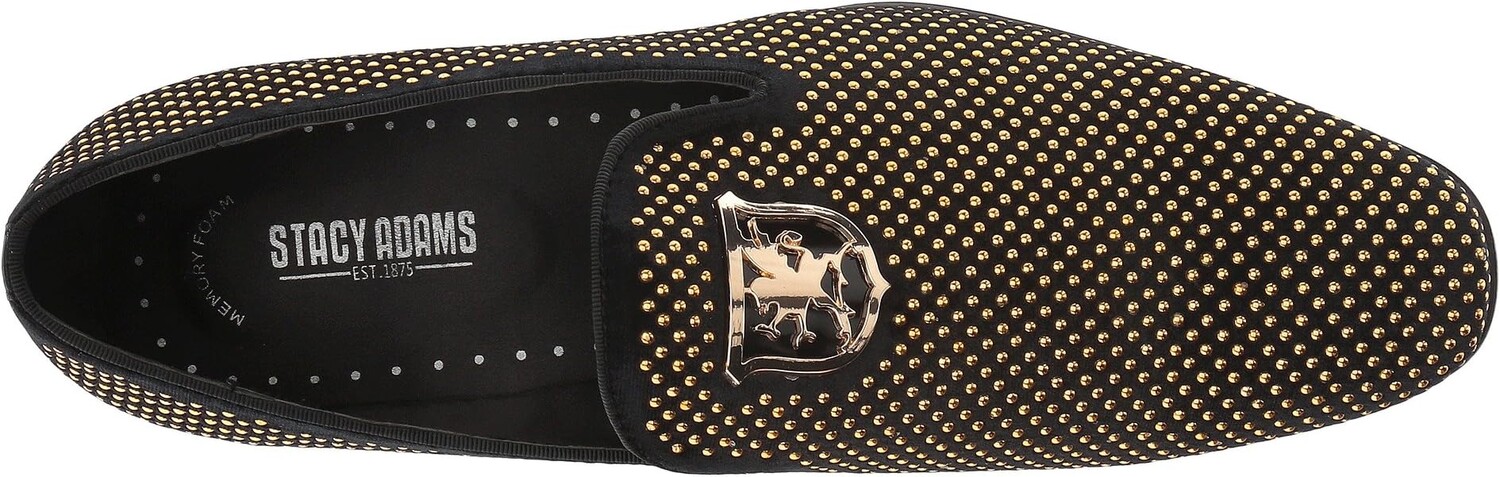 Лоферы Swagger Studded Ornament Loafer Stacy Adams, цвет Black/Gold — фото 2