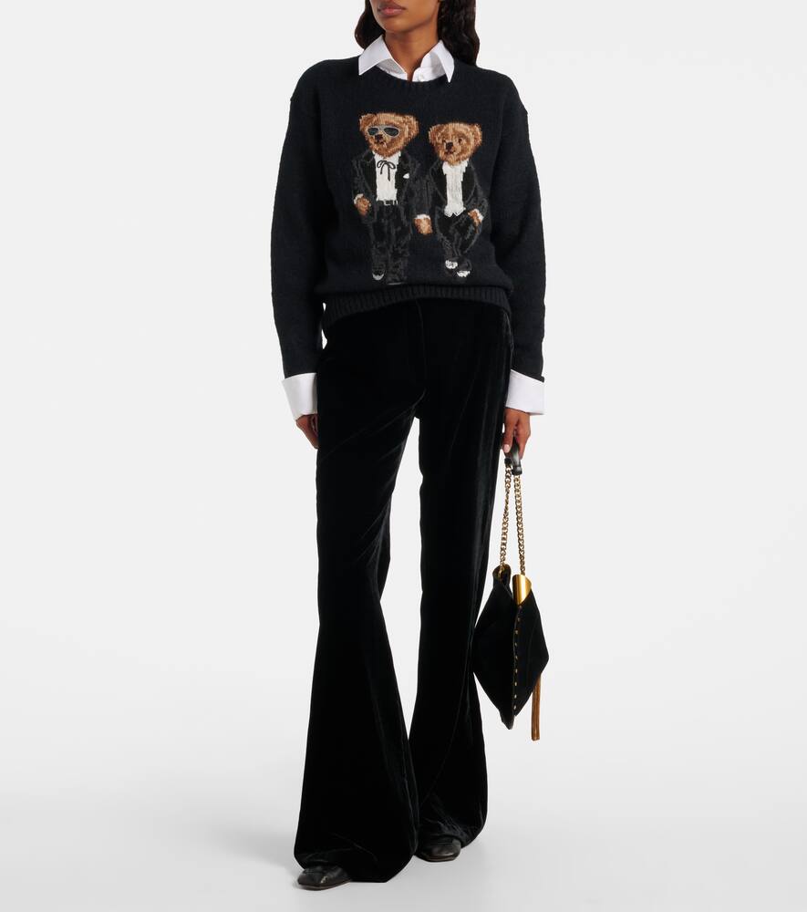 Свитер Polo Bear из смесовой шерсти Polo Ralph Lauren, Polo Black Multi — фото 2