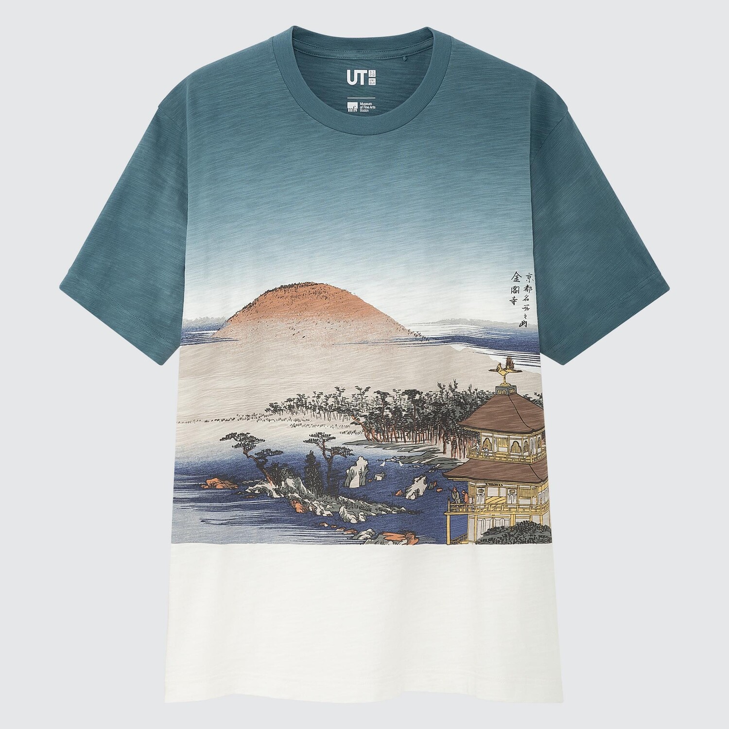 

Футболка Uniqlo Ukiyo-e UT Archive с графикой, синий