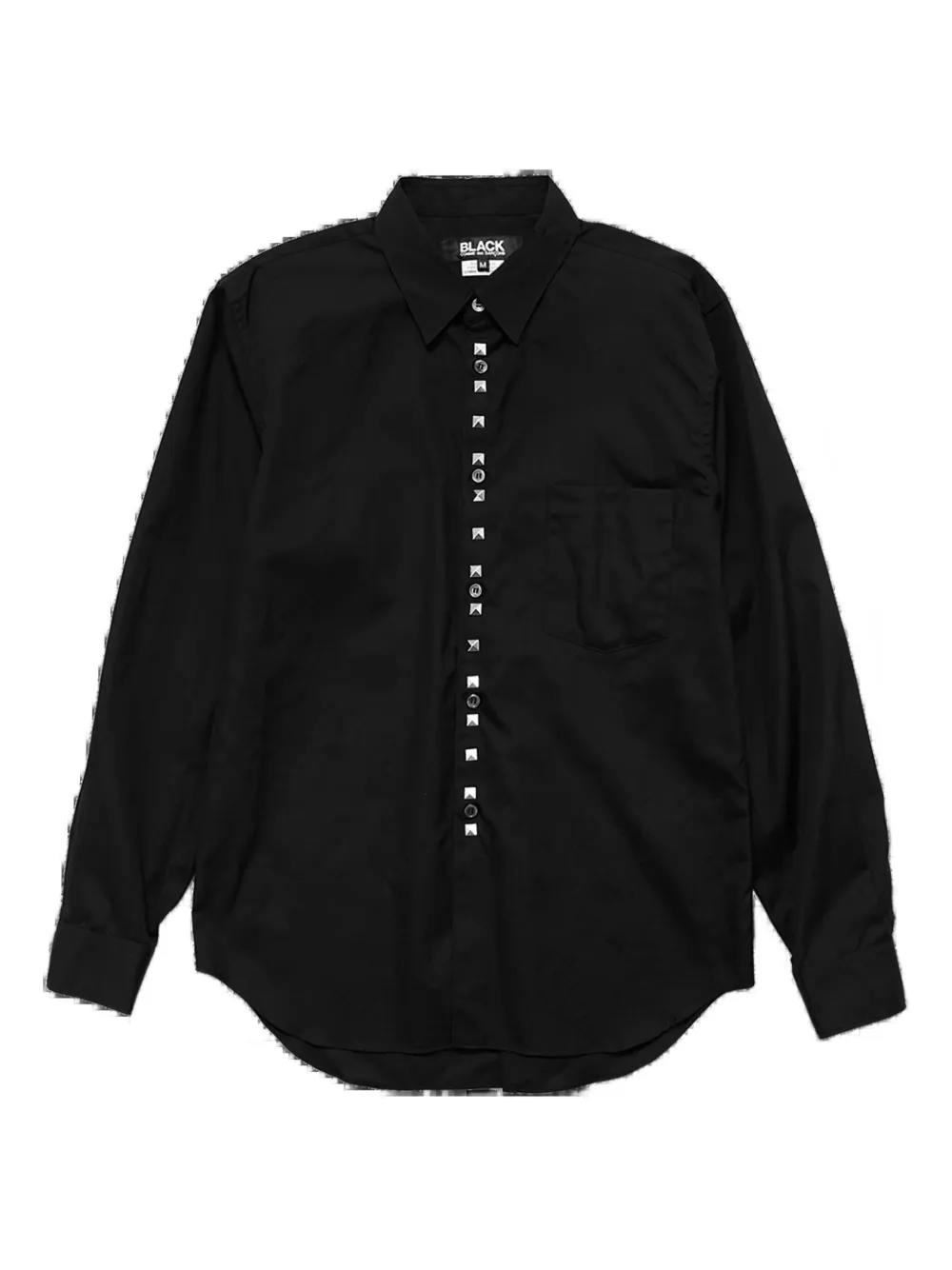 

Рубашка на пуговицах с заклепками Black Comme Des Garçons, черный