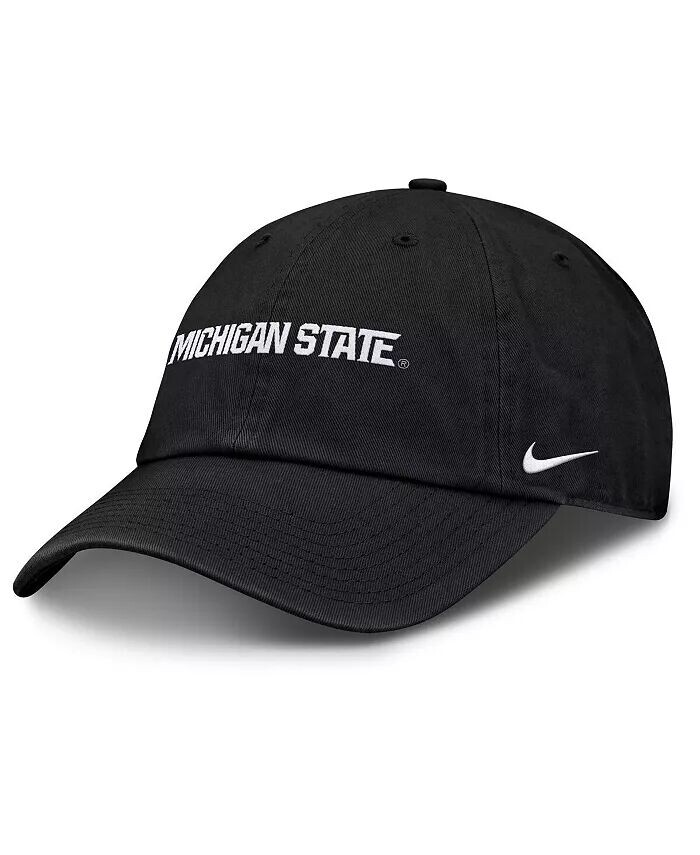 

Мужская темно-серая регулируемая кепка Michigan State Spartans Campus Club Nike