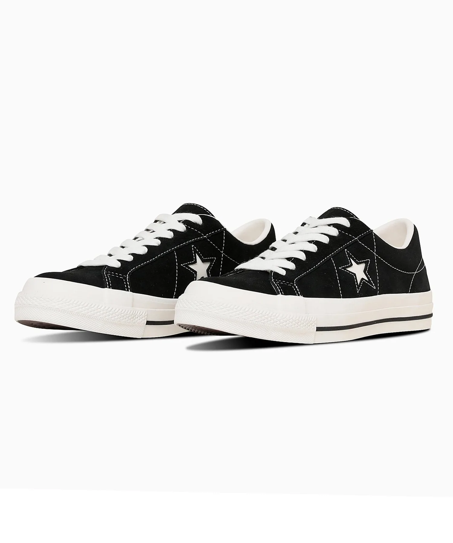 Унисекс кеды из замши ONE STAR CONVERSE чёрные — фото 2