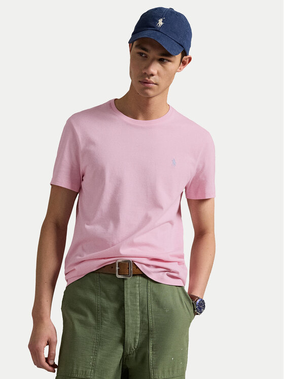 

Облегающая футболка 710671438417 Polo Ralph Lauren, розовый