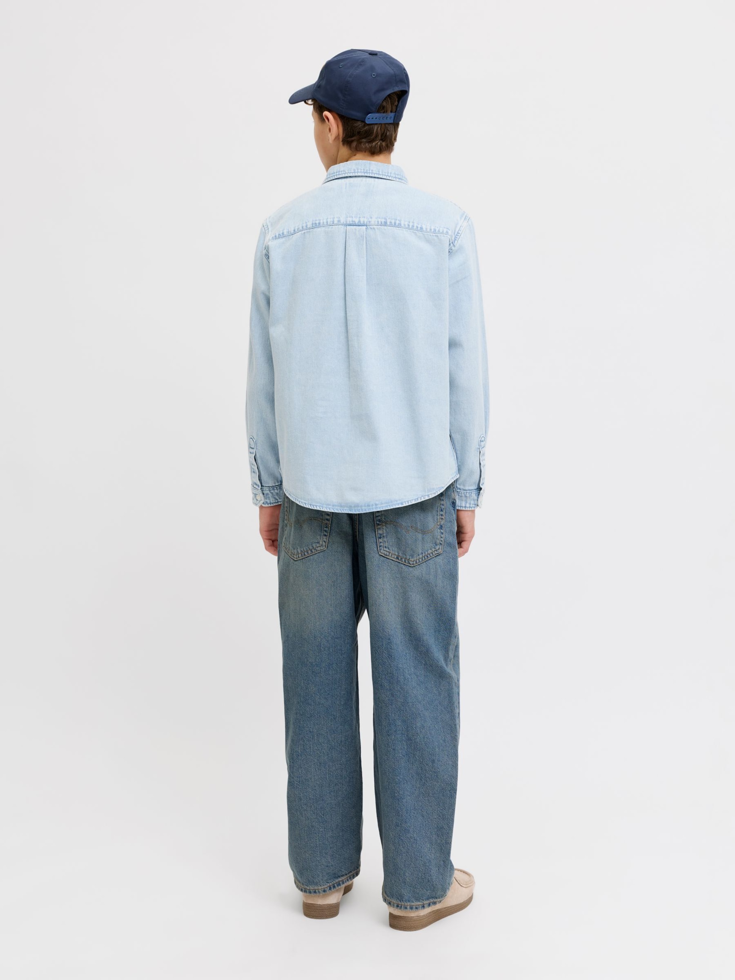 Jack & Jones Junior Джинсы Regular 'JJIRon JJOriginal' в синем дениме — фото 4