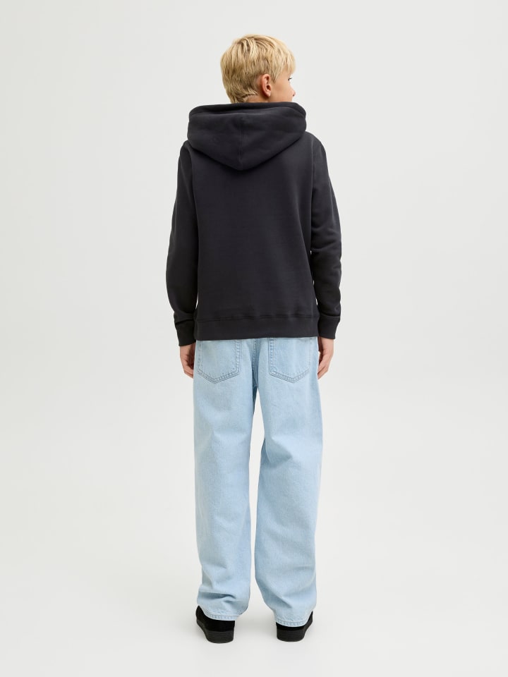 Толстовка JORBLEECKER BRANDING SWEAT HOOD BF JNR черного цвета JACK & JONES Junior — фото 3
