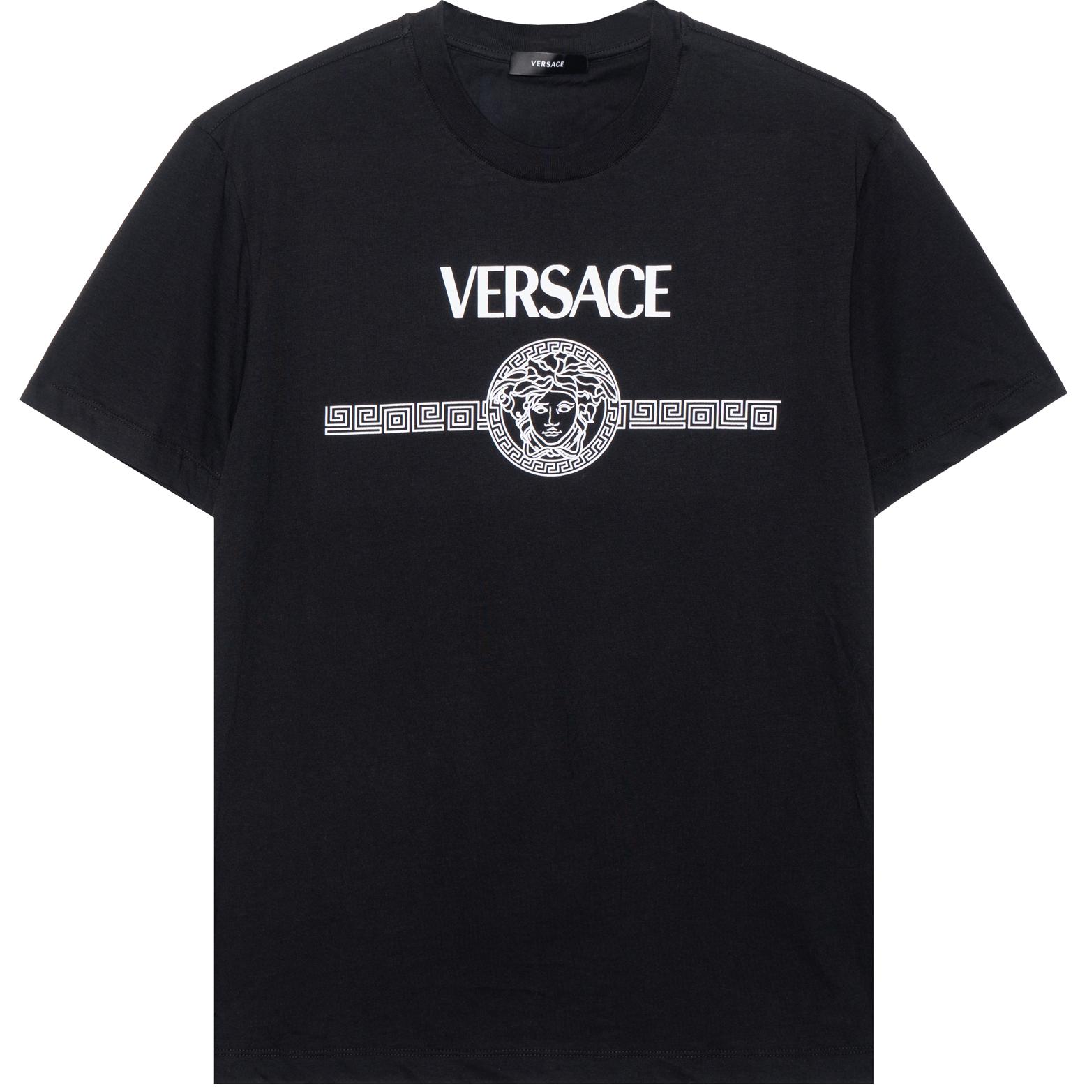 VERSACE Футболка Men Medusa Logo Black — фото 3