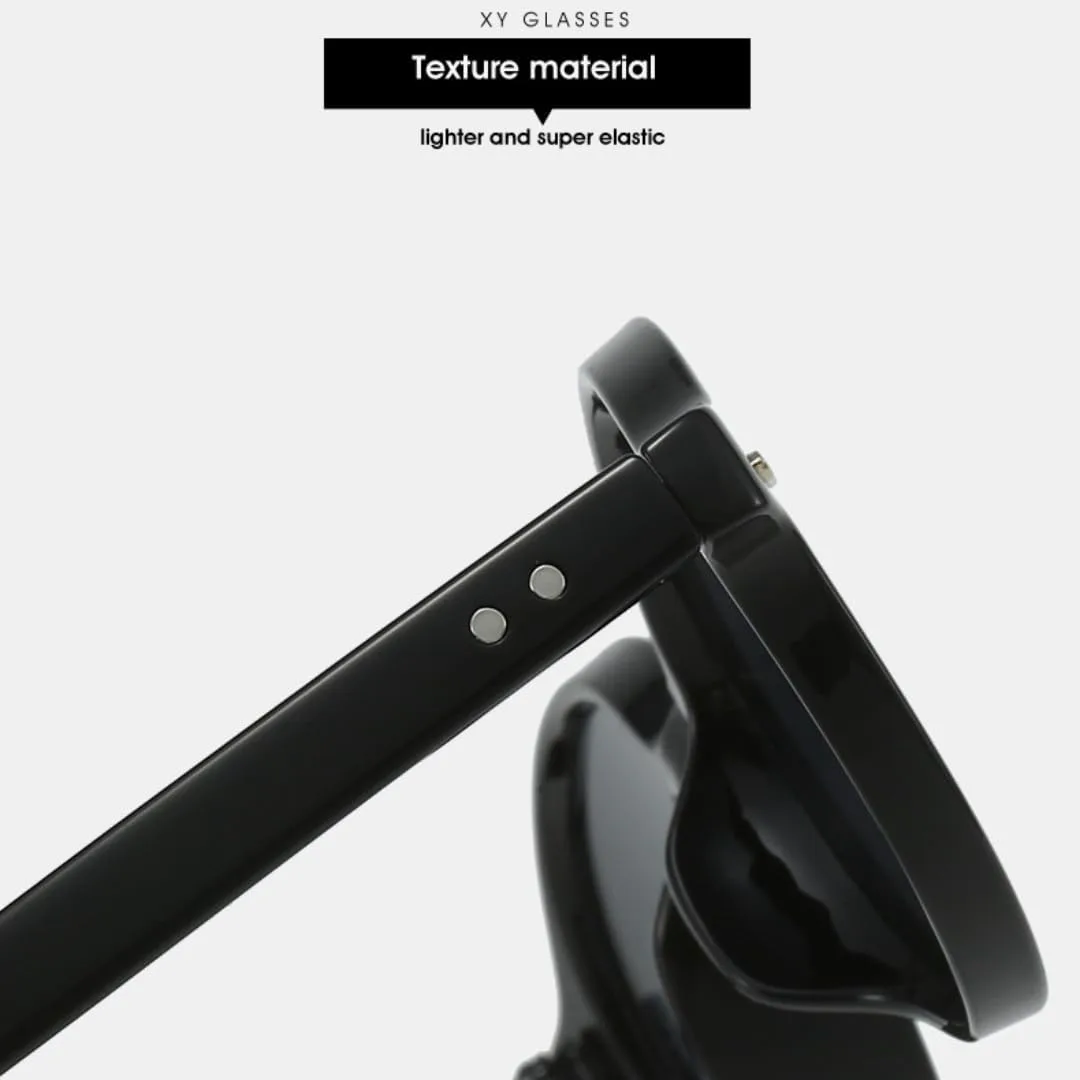 

Роскошные солнцезащитные очки в маленькой оправе с овальными заклепками для женщин и мужчин, модные, с защитой от УФ-излучения UV400 TOIPASTN, Tea Green