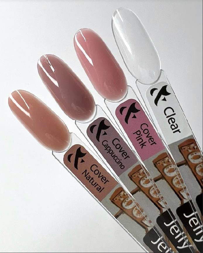 FOX Jelly Gel Желе молочной консистенции для ногтей, 30 мл — фото 3