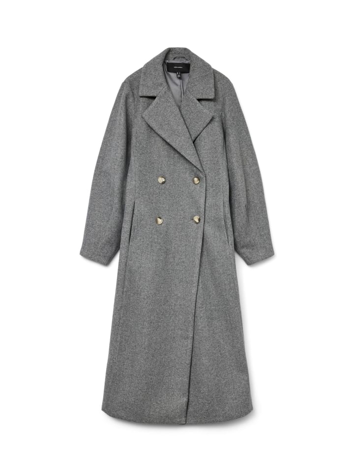 

Зимнее пальто Vero Moda, средний серый меланж