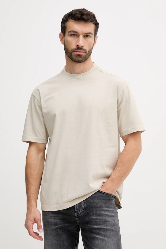 

Футболка BOSS Orange, бежевый