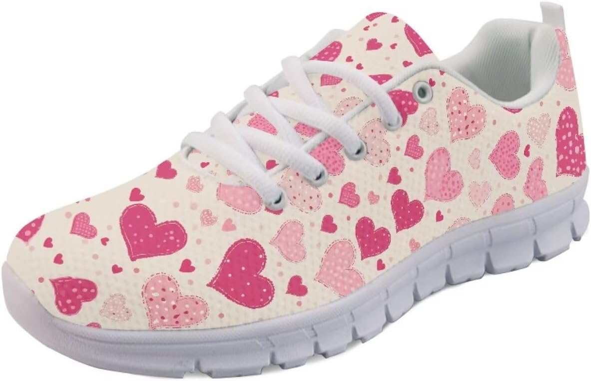 

Кастомные теннисные кроссовки Wanyint для мужчин и женщин, для бега и путешествий, розовый/бежевый