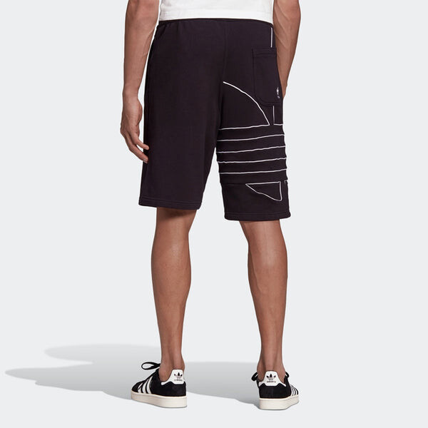 Шорты originals mens logo print sports shorts black Adidas, черный — фото 4