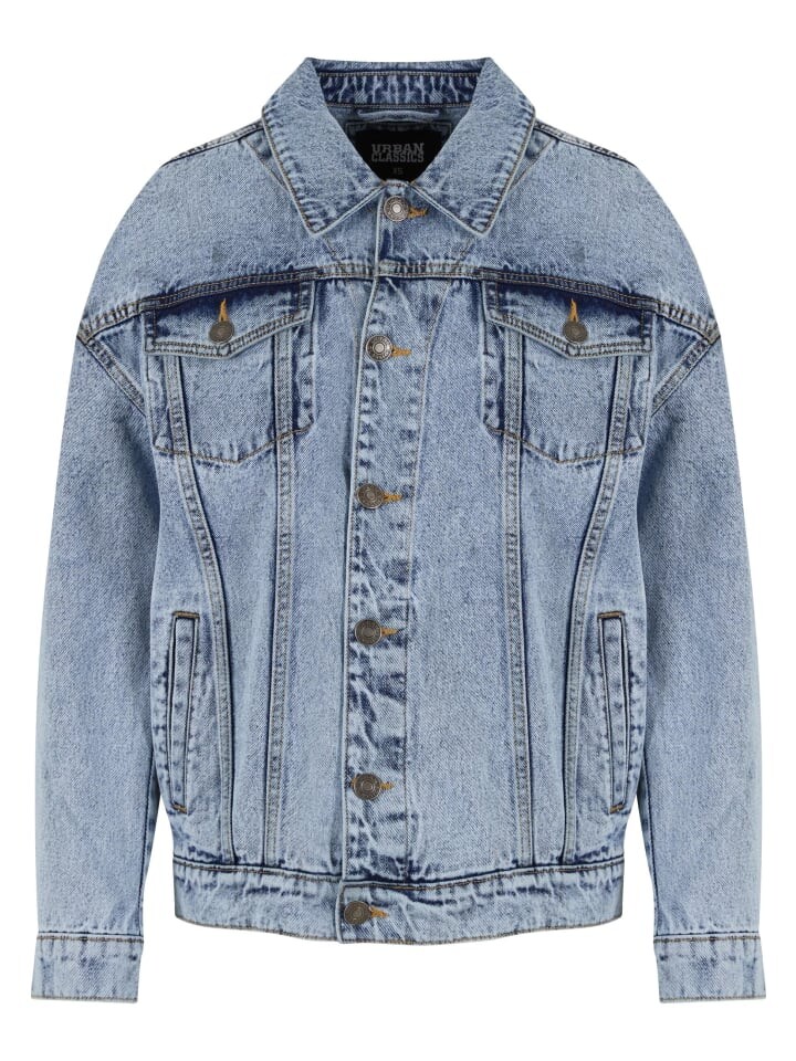 

Джинсовая куртка Urban Classics, цвет tinted lightblue washed