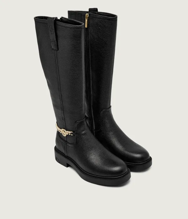 Fyonal2 Кожаные сапоги для верховой езды Guess, черный — фото 3