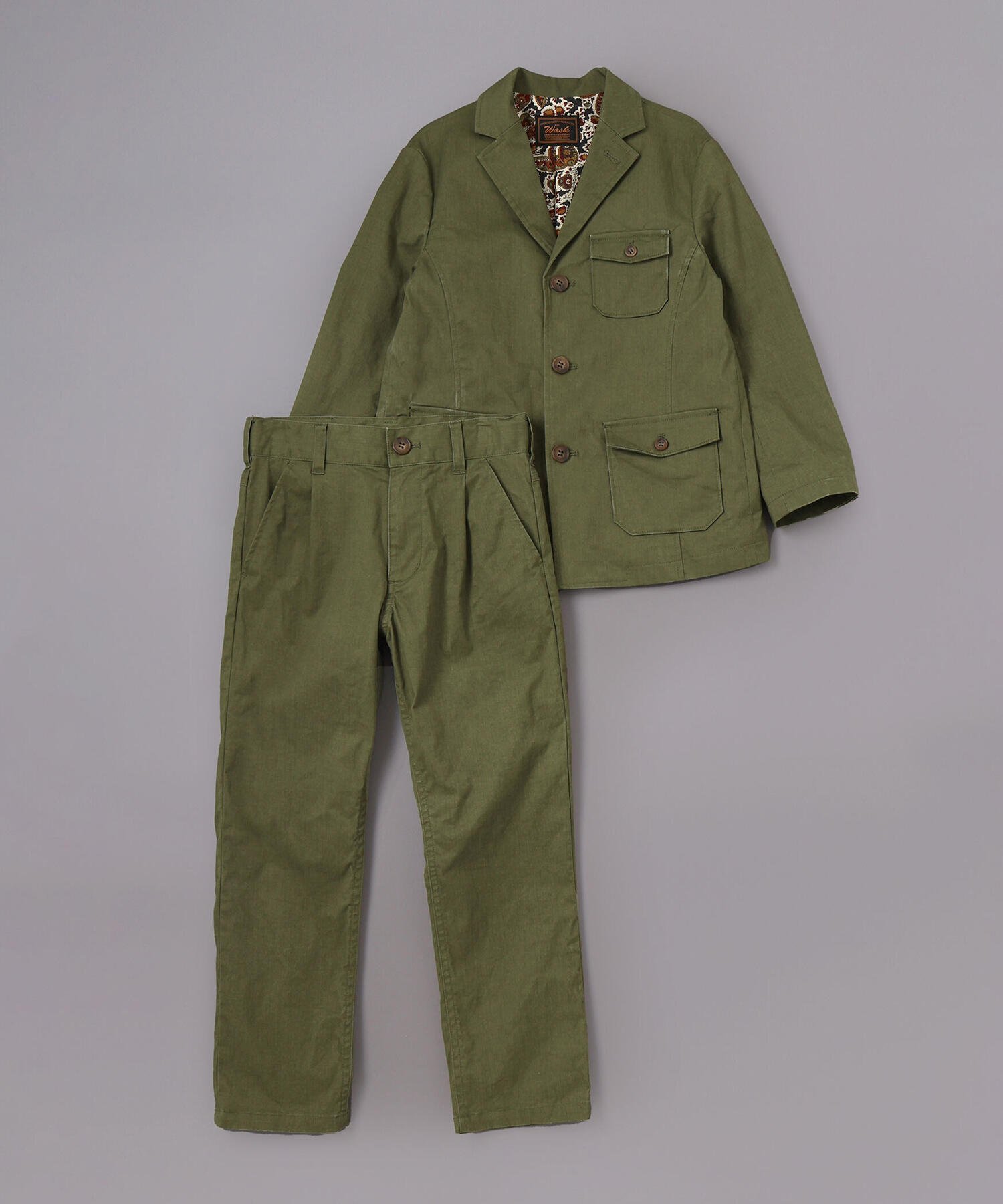 Костюм, состоящий из пиджака и брюк (110–130 см) Wask, green — фото 4