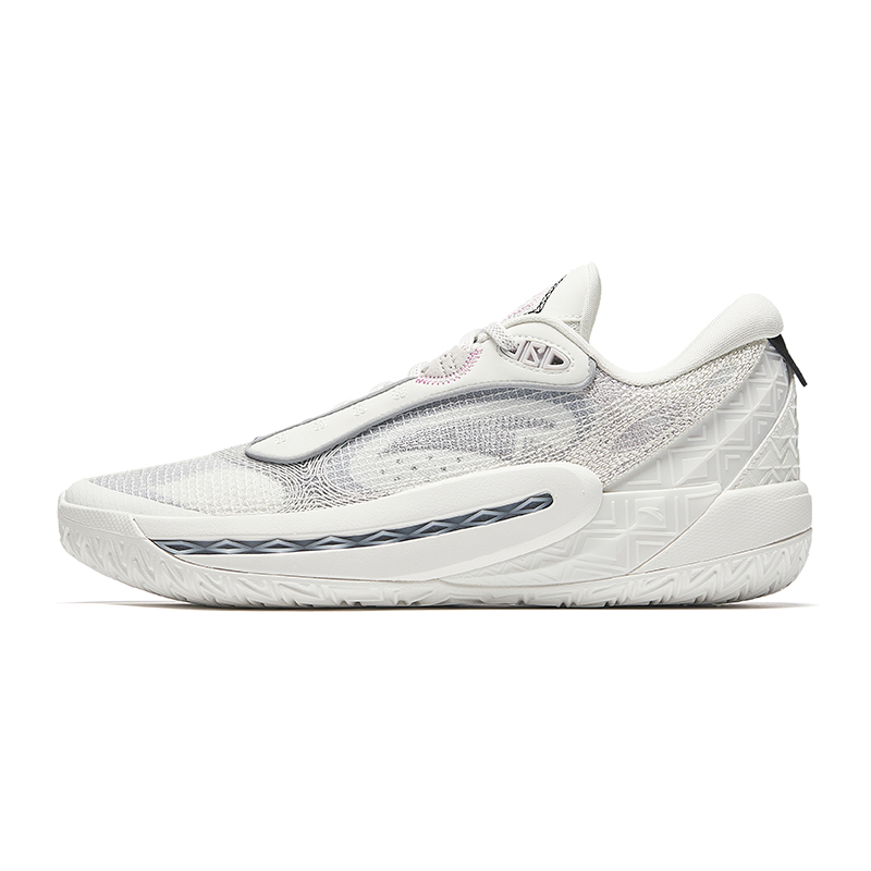 

ANTA Кроссовки баскетбольные мужские Tide 6 Shock Absorbers Slip Resistant Low Top Papyrus White, цвет Papyrus White