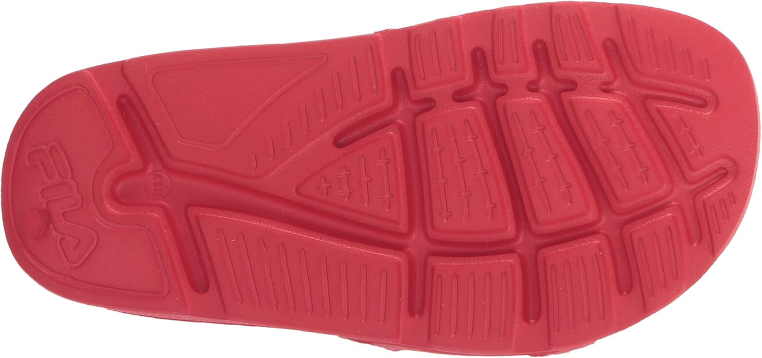 Детские сандалии Fila Sleek Slide StSlide, белый/красный — фото 4